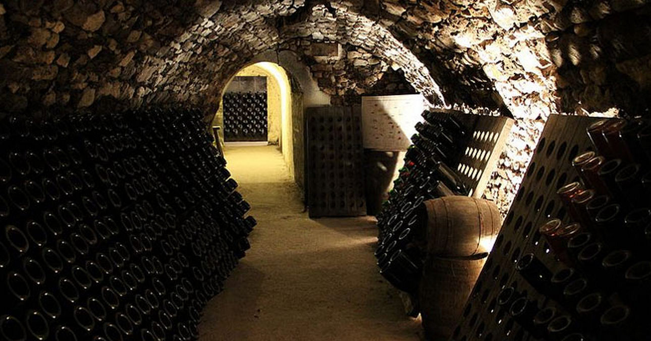 champagne cellar